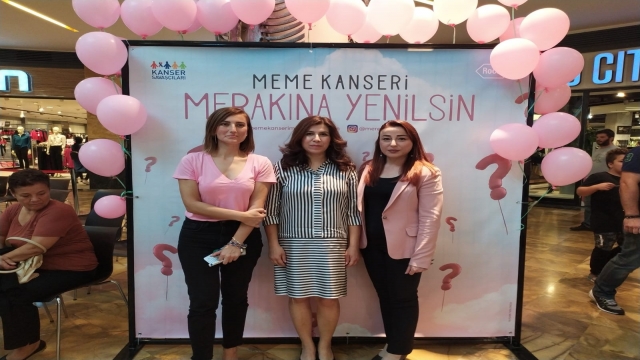 Denizli'de 'Meme Kanseri Farkındalık' ayı etkinliği