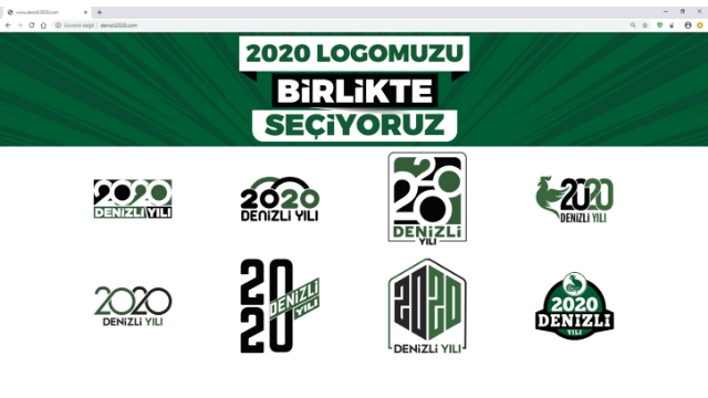 DENİZLİ, 2020 LOGOSUNU SEÇİYOR