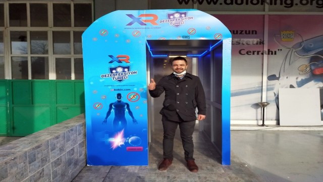 Zonguldaklı genç girişimci nano teknolojik dezenfeksiyon tüneli üretmeye başladı