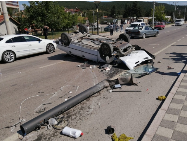 Denizli’de bir haftada 92 trafik kazası meydana geldi