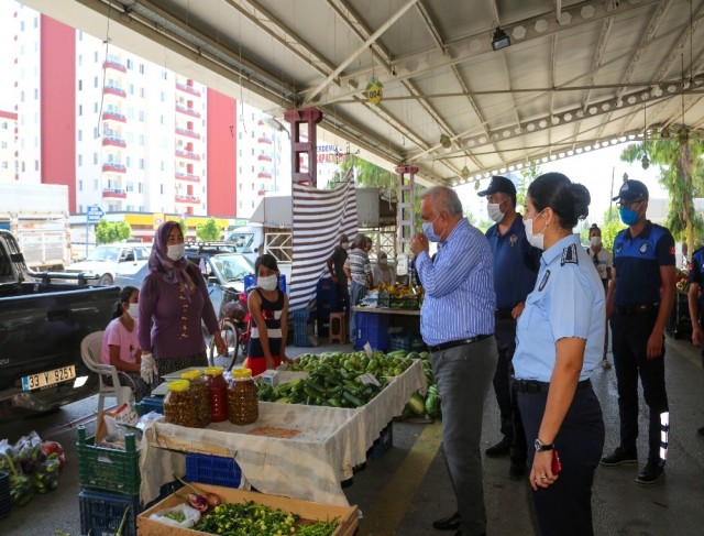 Başkan Tollu, denetimlerde vatandaşları tedbirler konusunda uyardı