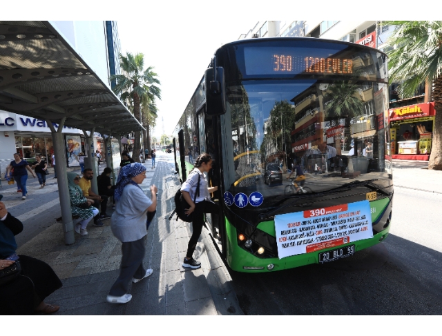 Büyükşehir otobüsleri KPSS’ ye gireceklere ücretsiz