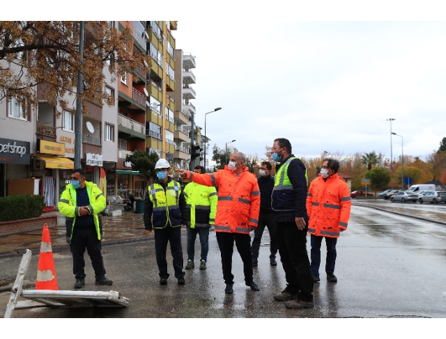 Büyükşehir 7/24 sahada, Başkan Zolan ekiplerin yanında