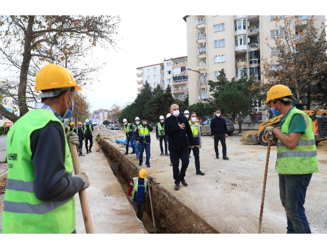 Yenişehir'in içme suyu çilesi Büyükşehir ile son buluyor