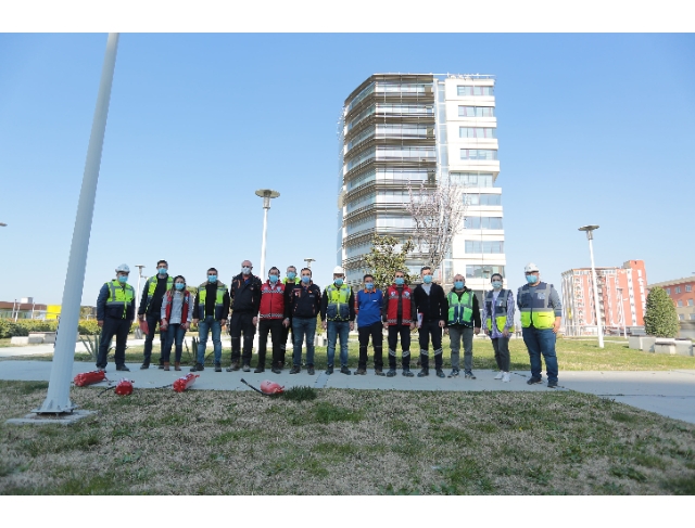 Büyükşehir DESKİ'den gerçeği aratmayan tatbikat