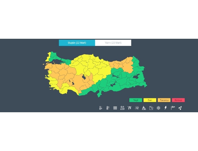 Meteorolojiden Denizli için ‘Turuncu’ uyarı geldi