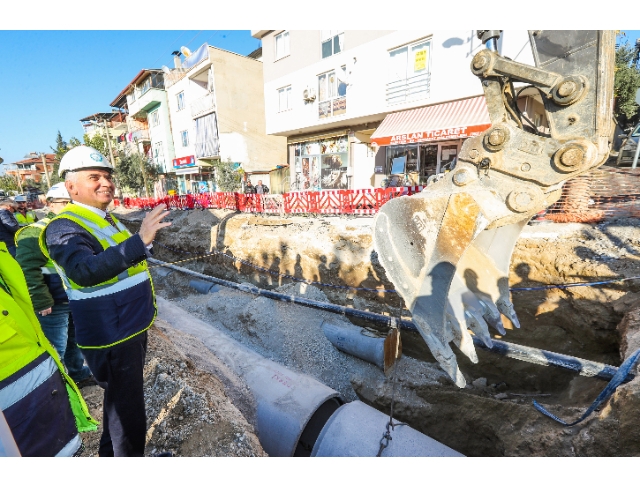 Büyükşehir 5 mahallenin daha altyapı çilesini bitiriyor