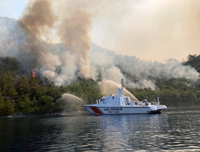 Muğla yangınlarında 38 bin 715 kişi tahliye edildi