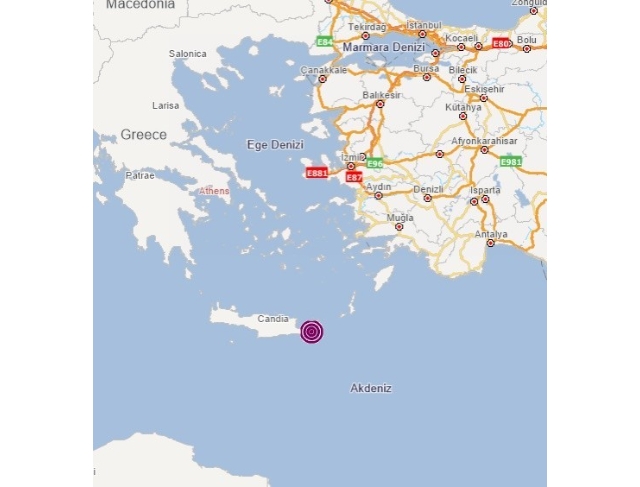 Yunanistan'daki deprem Denizli'de de hissedildi