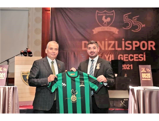 Denizli, Denizlispor'un 55. yaşında tek yürek oldu