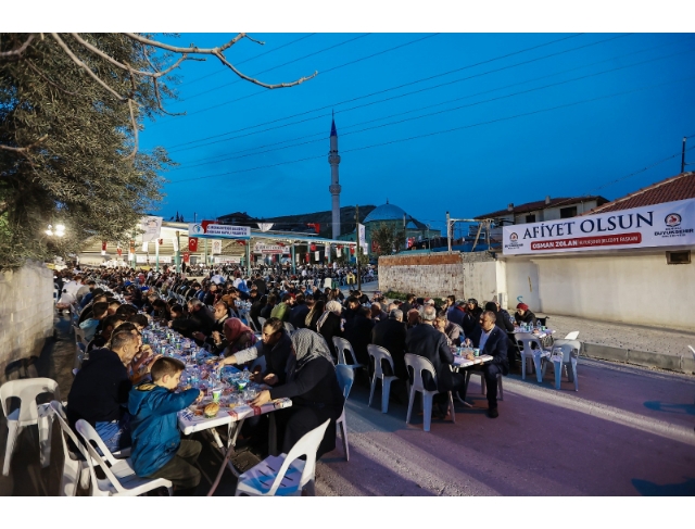 Büyükşehir Denizlilileri mahalle iftarlarında buluşturuyor