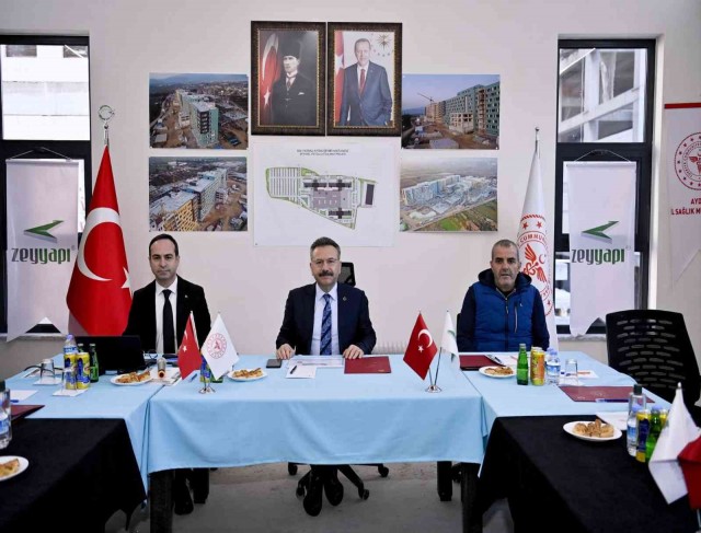 Aydın Şehir Hastanesinde ilk resmi toplantı yapıldı