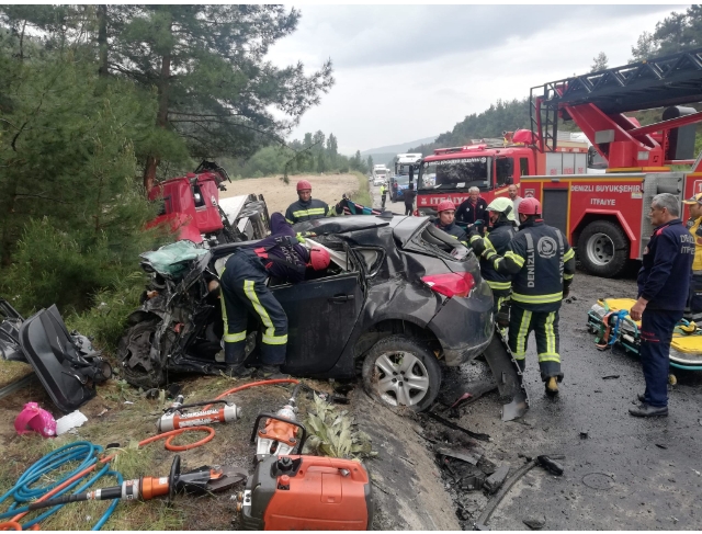 Denizli'de son 1 haftada 155 trafik kazası meydana geldi