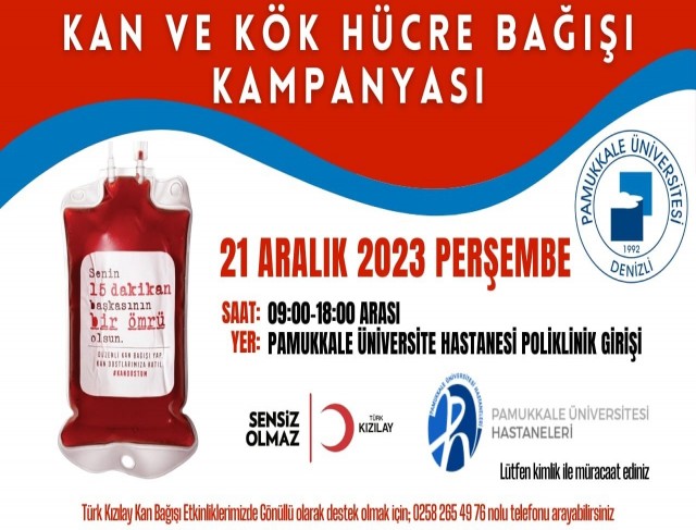 PAÜ kan bağışı için seferberlik başlattı