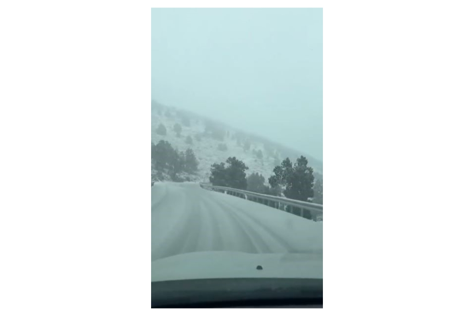 Denizli'nin yüksek kesimlerinde kar yağışı başladı