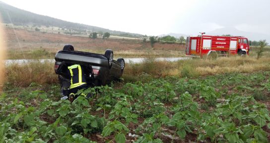 ACIPAYAM'DA TRAFİK KAZASI