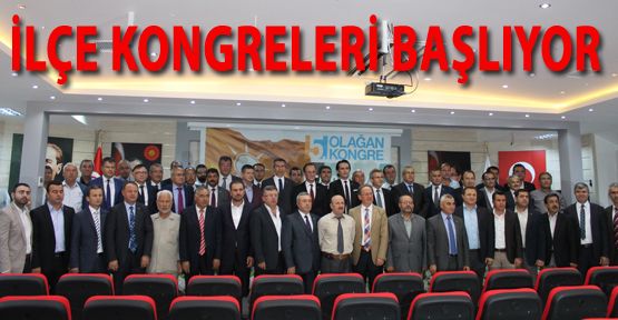 AK PARTİ’DE İLÇE KONGRELERİ BAŞLIYOR