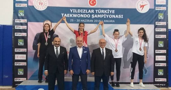 Büyükşehir taekwondo sporcusu Türkiye 3'üncüsü