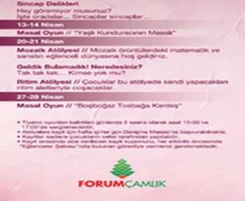 Çocuklar Forum Çamlıkta eğlenerek öğreniyor