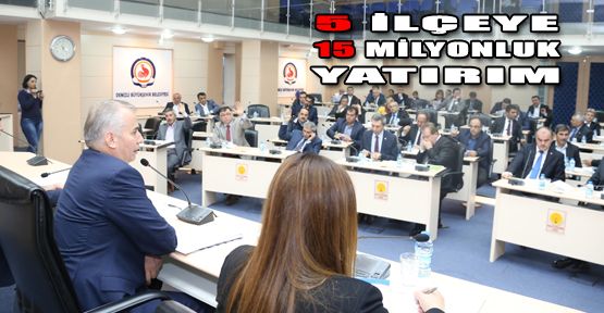 DENİZLİ’DE 5 İLÇEYE 15 MİLYON TL’LİK ALT YAPI YATIRIMI