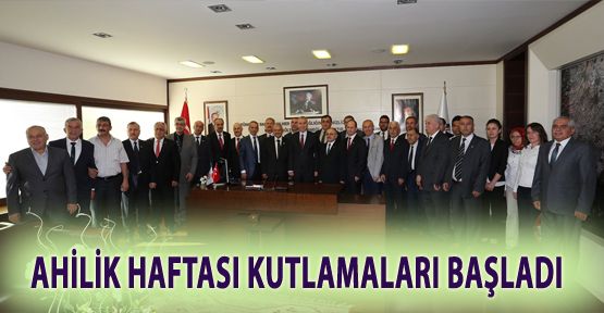 DENİZLİ'DE "AHİLİK HAFTASI" KUTLAMALARI BAŞLADI