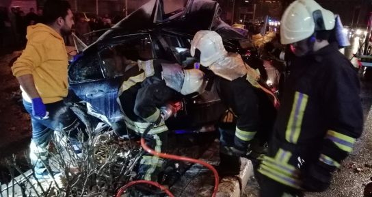 Denizli’de trafik kazası: 1 ölü, 3 yaralı