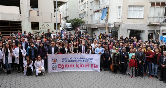 Eğitim için El Ele’de ilk ders zilini Başkan Zolan çaldı