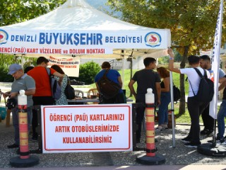 Öğrenciler PAÜ kimlik kartlarıyla otobüslere binebilecek