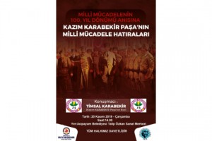 Milli Mücadelenin 100. Yıl Dönümü Anısına Düzenlenen Konferansa Davetlisiniz.