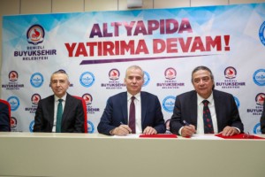 Büyükşehir'den alt yapıda yatırıma devam