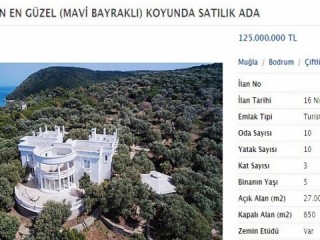 Bodrum’daki satılık adanın fiyatı dudak uçuklattı