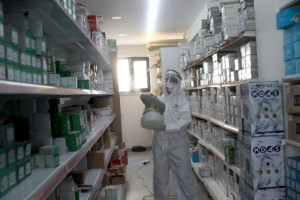 Büyükşehir'den sanayi esnafına dezenfeksiyon desteği