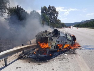 İzmir’deki feci kazada hayatını kaybedenler baba-kız çıktı