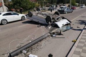 Denizli’de bir haftada 92 trafik kazası meydana geldi