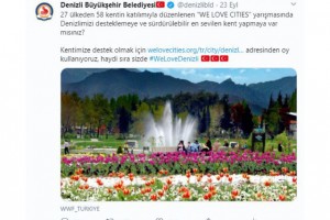 Denizli tek yürek "#WeLoveDenizli" diyor