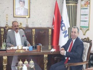 Türkmen Bakan, ASKON Şube Başkanı Arslan’ı ziyaret etti