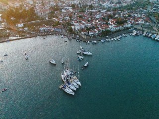 Depremin ana üstü havadan görüntülendi