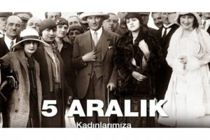 5 ARALIK DÜNYA KADIN HAKLARI GÜNÜ