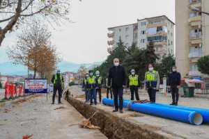 "Yenişehir'de içme suyu hatları ilk kez yenileniyor"
