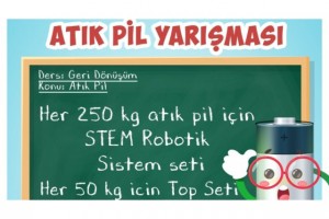 OKULLAR ARASI ÖDÜLLÜ ATIK PİL TOPLAMA YARIŞMASI