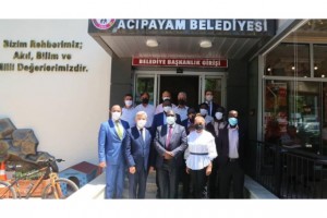 ACIPAYAM UGANDA BÜYÜKELÇİSİNİ AĞIRLADI