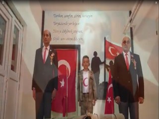 Afyonkarahisar’da ilkokul öğrencilerinden Gaziler Günü’ne özel video