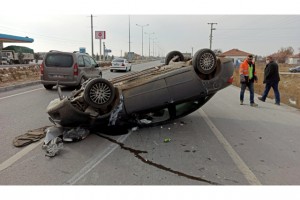 Denizli'de 1 haftada 142 trafik kazası meydana geldi
