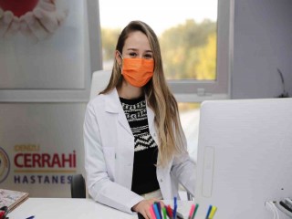 Lösemiye farkındalık için turuncu maske taktılar