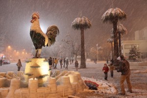 Denizli’de kar yağışıyla birlikte sıcaklıklar düşecek