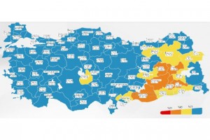 Denizli’de vaka sayıları 1 haftada yüzde 32 oranında arttı