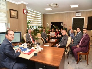 Türk Sağlık Sen Genel Başkan Yardımcıları Manisada temaslarda bulundu
