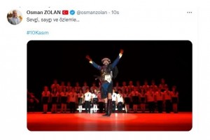 Başkan Zolan'dan yüreklere dokunan paylaşım
