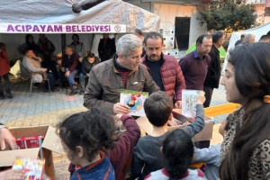 BAŞKAN ŞEVKAN VE MUHTARLAR DEPREM BÖLGESİNE GİTTİ