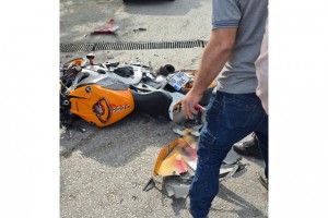 Önüne kıran otomobile çarpan motosikletli işadamı hayatını kaybetti